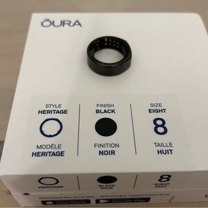 Oura Ring 3rd Gen Heritage Black Brand New